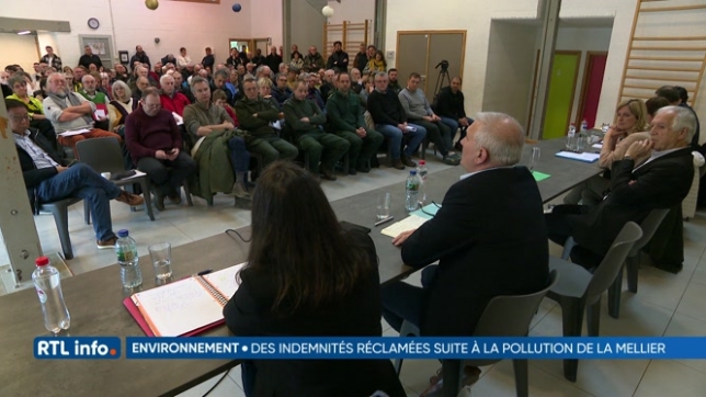 Pollution de la Mellier : les autorités wallonnes ont rencontré les riverains