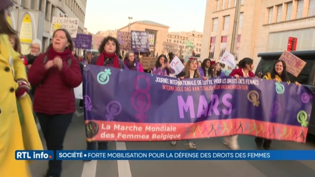 Manifestation en faveur des droits des femmes cet après-midi à Bruxelles