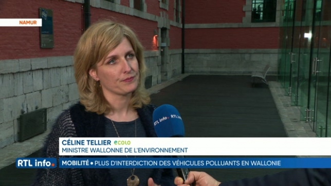 Interdiction des véhicules polluants en Wallonie : Céline Tellier fait marche arrière