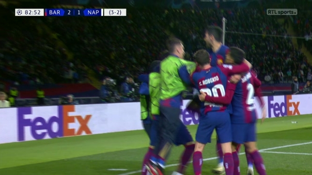 FC Barcelone-Naples: Lewandowski fait 3-1