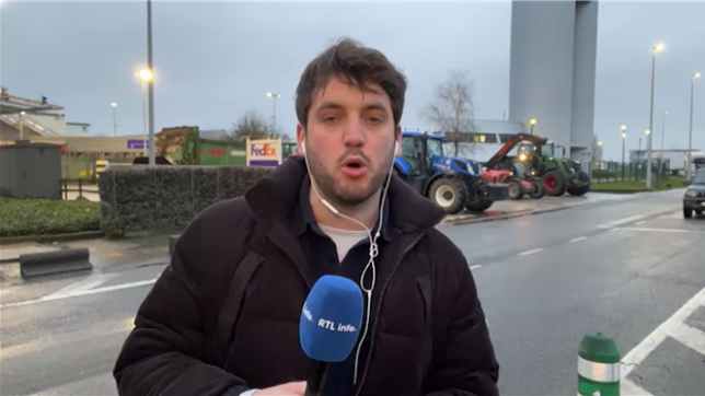 Blocage de Liège Airport: les agriculteurs n