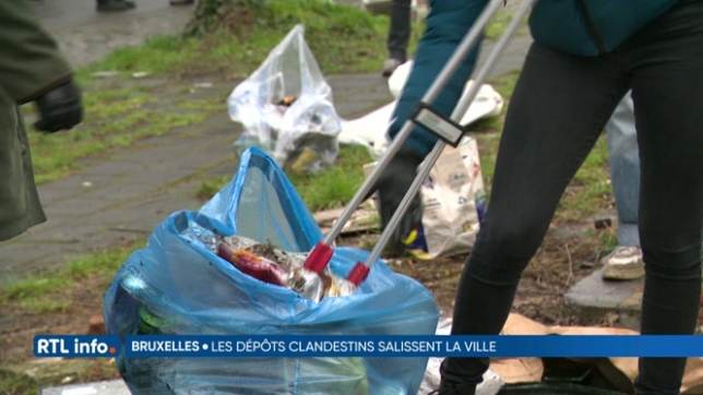 Propreté à Bruxelles: des citoyens se mobilisent pour nettoyer les rues