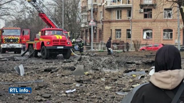 Kiev touchée par plusieurs missiles russes