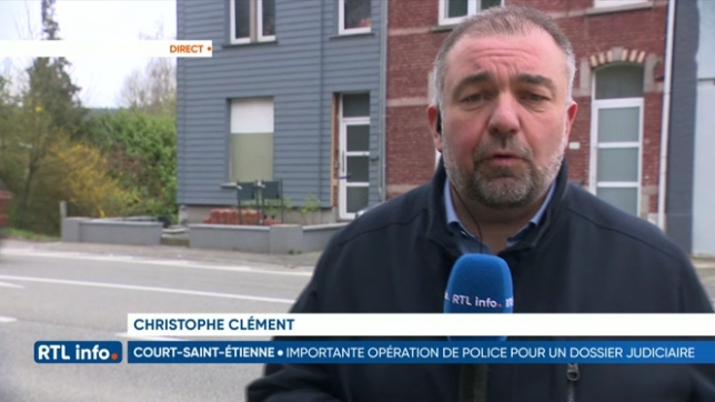 Déploiement policier à Court-Saint-Etienne en raison d