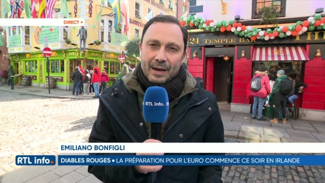 Football: Emiliano Bonfigli est en direct de Dublin où il nous préface Irlande-Belgique