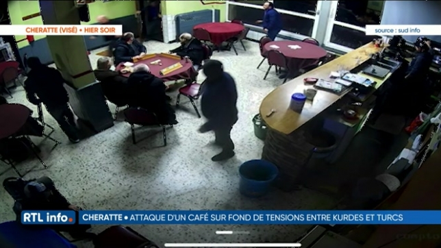Une cinquantaine de personnes cagoulées attaquent un café de Visé
