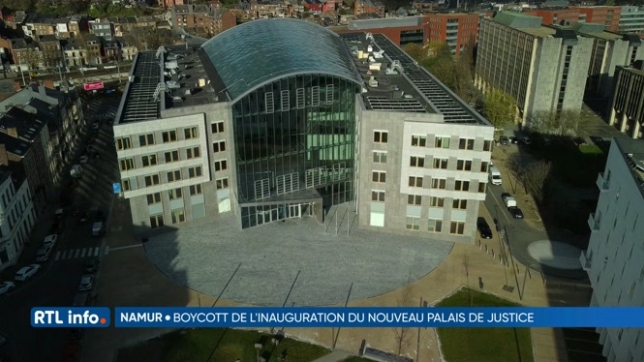 Inauguration du nouveau Palais de justice de Namur cet après-midi