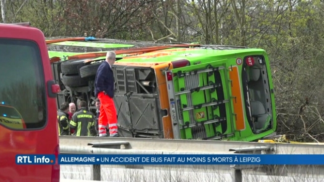 5 morts et au moins 20 blessés dans un accident de bus en Allemagne