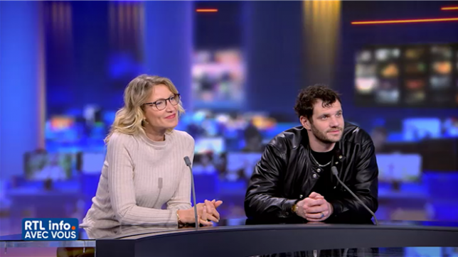 Alexandra Lamy et Félix Moati sont les invités du RTL info Avec Vous
