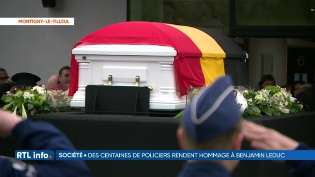 Décès du policier Benjamin Leduc: les funérailles ont eu lieu à Thy-le-Château