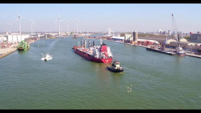 Un bateau belge à la pointe de l’innovation pour transformer le transport maritime