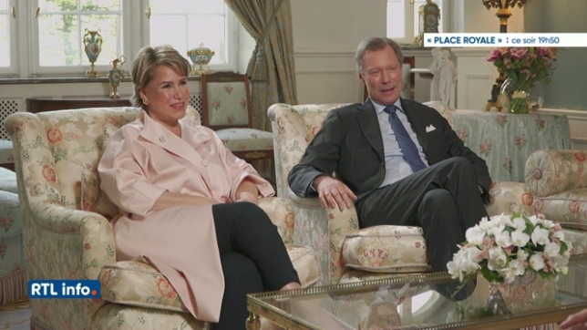 Interview exclusive des Grands-Ducs luxembourgeois dans Place royale