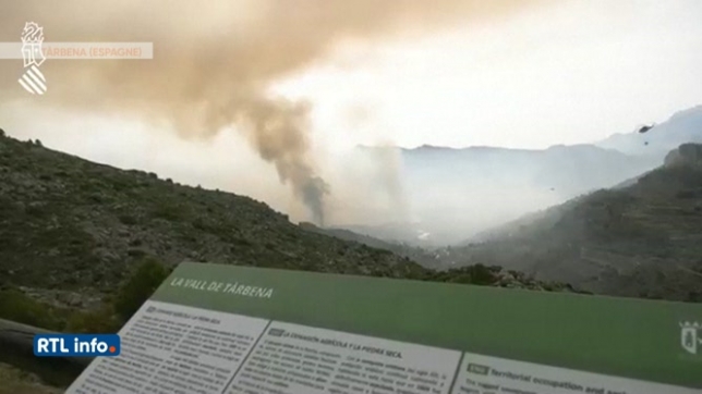 Espagne: un incendie a ravagé 500 hectares