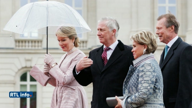 Le couple grand-ducal luxembourgeois en visite d
