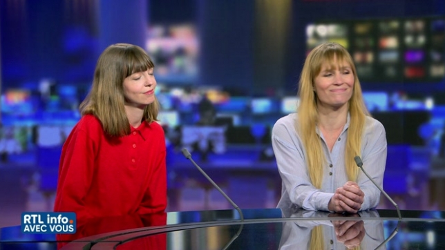 Adeline Dieudonné et Victoire de Changy dans le RTL info Avec Vous du 16 avril 2024