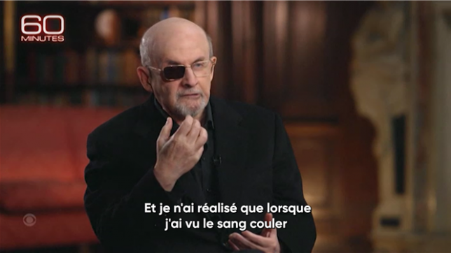 Salman Rushdie dit avoir eu une prémonition avant d