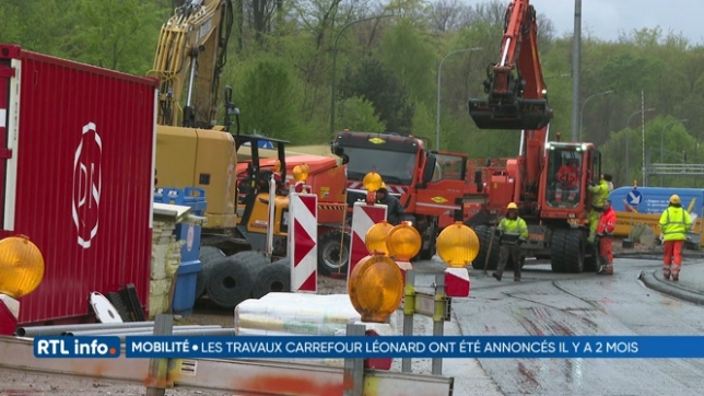Carrefour Léonard : Bruxelles et la Wallonie étaient au courant des travaux