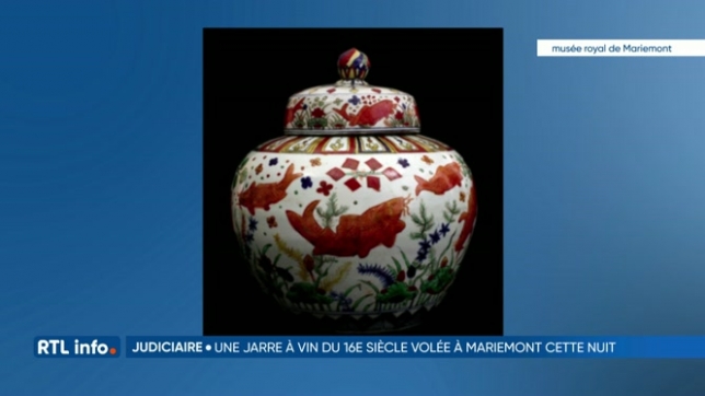 Un trésor du Musée Royal de Mariemont a été volé la nuit dernière