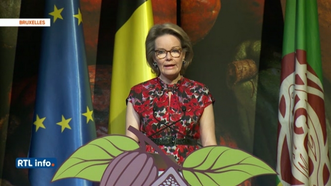 Bruxelles: la reine Mathilde a assisté au sommet international sur le cacao