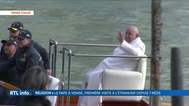 Le pape François a effectué une visite à Venise ce dimanche