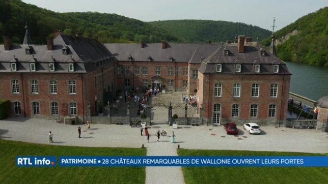 28 châteaux wallons étaient ouverts au public ce premier mai