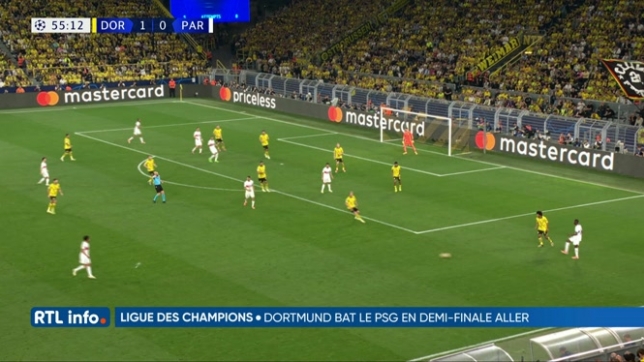 Ligue des Champions: PSG piégé par le Borussia Dortmund (1-0)