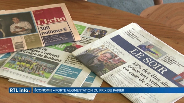 RTL INFO Testachats : les prix du papier ont augmenté de 41 % depuis 2022