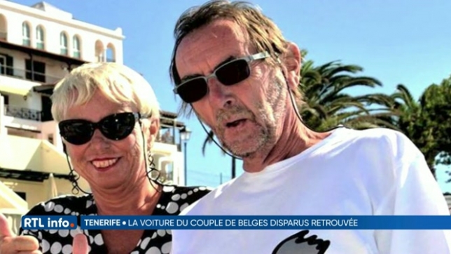 La voiture du couple belge disparu à Ténérife retrouvée par des amis