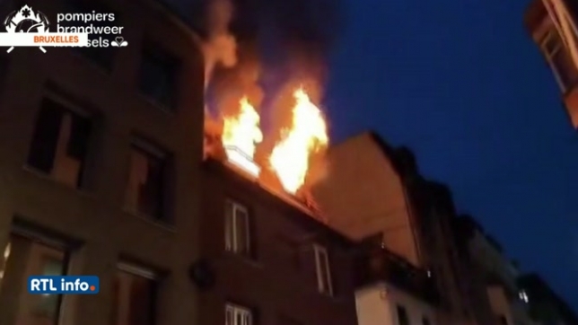Bruxelles: un incendie a ravagé un immeuble à appartements hier soir