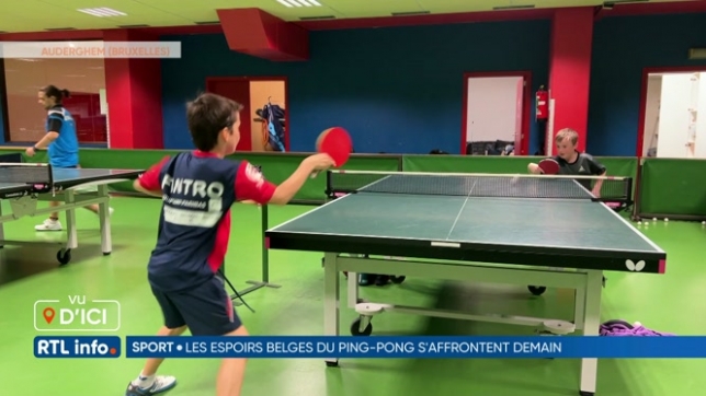 Tennis de table: le Logis Auderghem regorge de jeunes champions en devenir