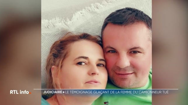 Maria, la compagne du camionneur tué par un jet de taque d'égout, témoigne