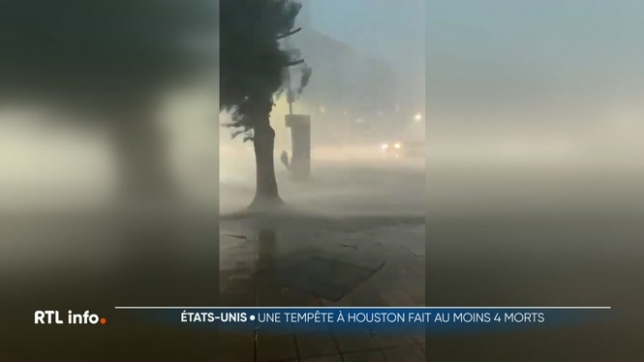 Une tempête exceptionnelle fait 4 morts à Houston