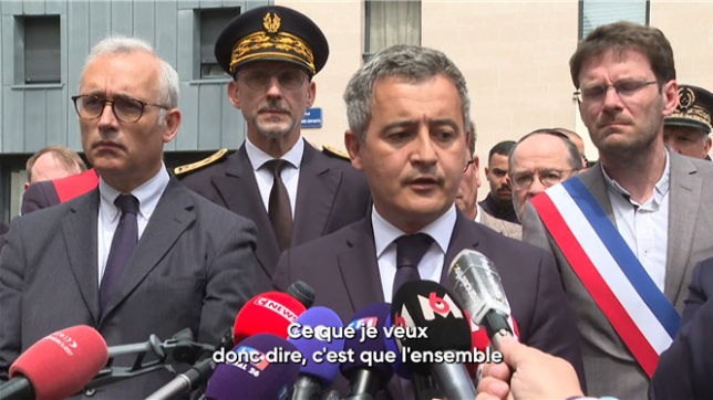 Rouen: le suspect inscrit au fichier des personnes recherchées, déclare Gérald Darmanin