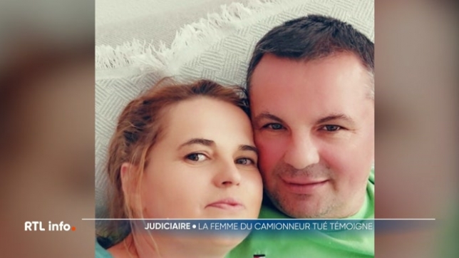 Maria, la compagne du camionneur tué par un jet de taque d'égout, témoigne