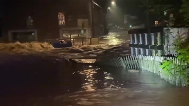 Le pays frappé par des pluies abondantes: d'impressionnantes images en Basse-Meuse