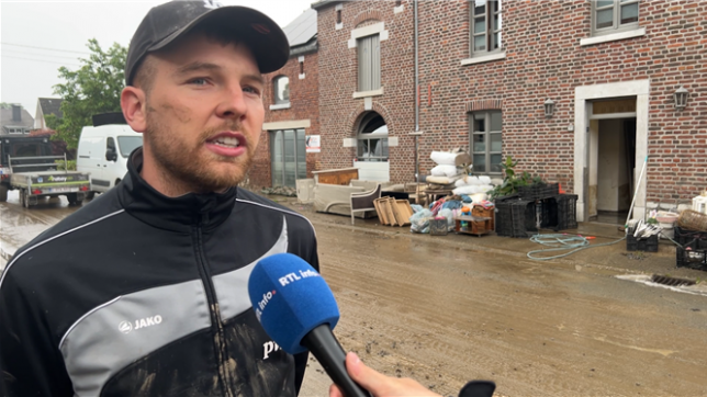 Inondations à Liège: les premiers dégâts sont là