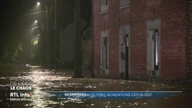 Intempéries: les inondations ont touché la province de Liège la nuit dernière