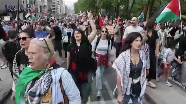 Des milliers de manifestants à Bruxelles pour demander un cessez-le-feu à Gaza
