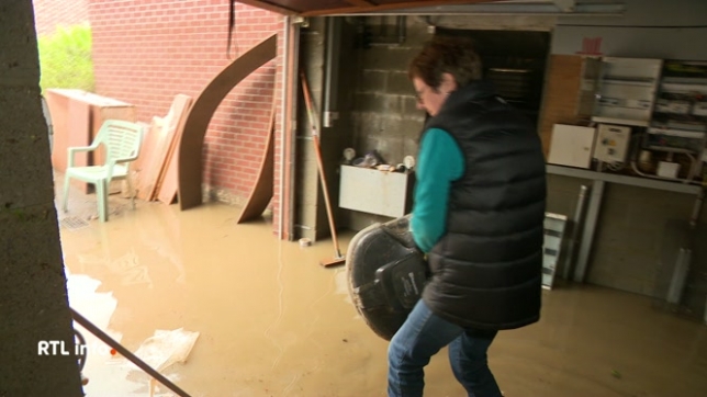 Intempéries: le nettoyage se poursuit à Dalhem, très touchée par les inondations