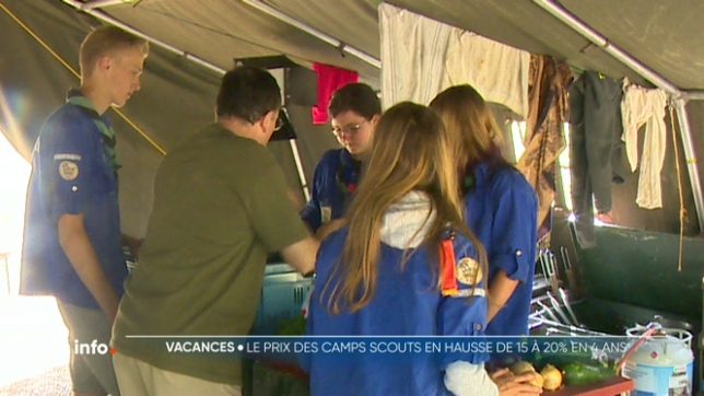 Les camps scouts coûtent de plus en plus cher, comment l