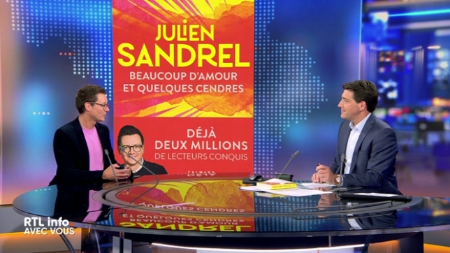 Julien Sandrel dans le RTL info Avec Vous du 22 mai 2024