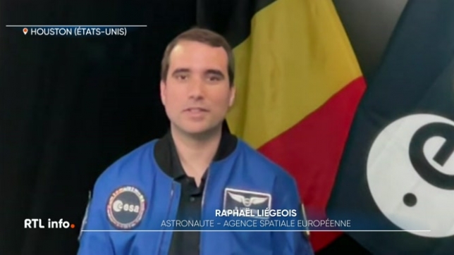 Sélection de Raphaël Liégeois pour un vol spatial: réaction de l