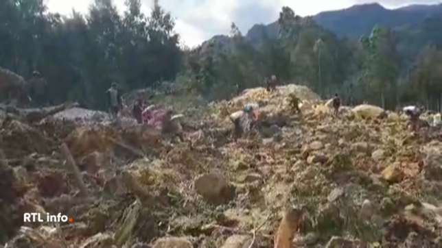 Plusieurs villages touchés par un glissement de terrain en Papouasie Nouvelle Guinée