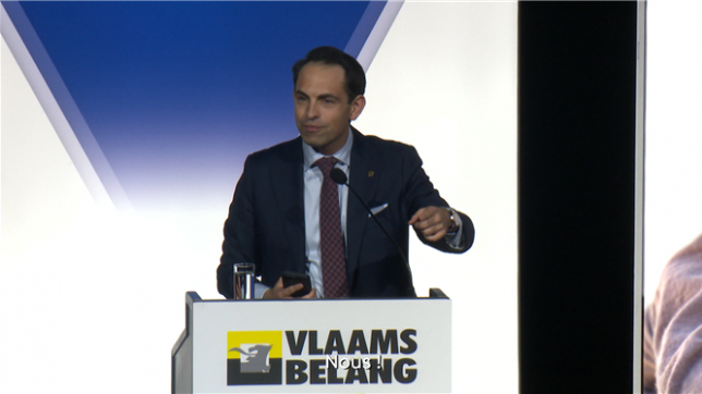 La Flandre est à nouveau à nous, clame Tom Van Grieken du Vlaams Belang