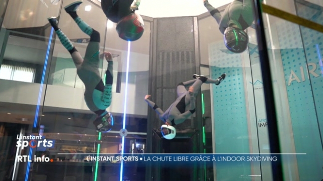 Indoor Skydiving : ces militaires belges sont des stars de la chute libre