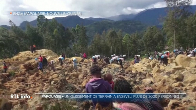 Papouasie-Nouvelle-Guinée: un glissement de terrain a enseveli 6 villages