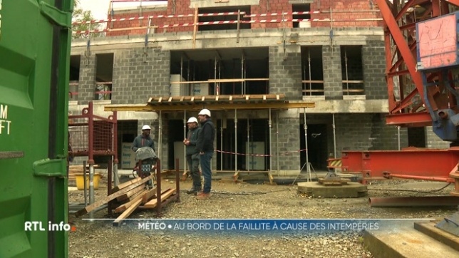 Certains entrepreneurs sont en difficulté financière à cause des intempéries