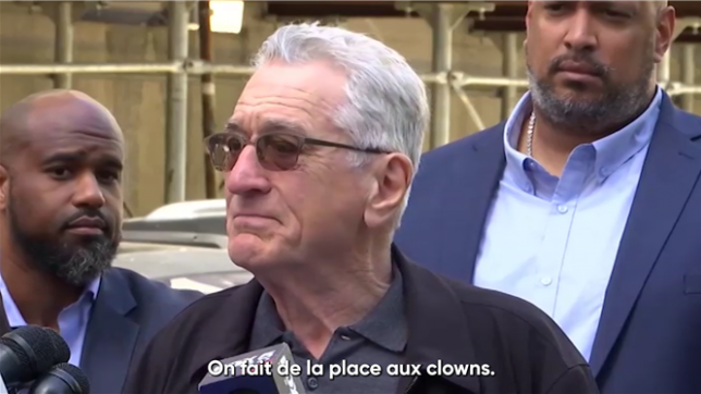 Un clown: Robert De Niro attaque Donald Trump devant le tribunal où l'ancien président américain est jugé