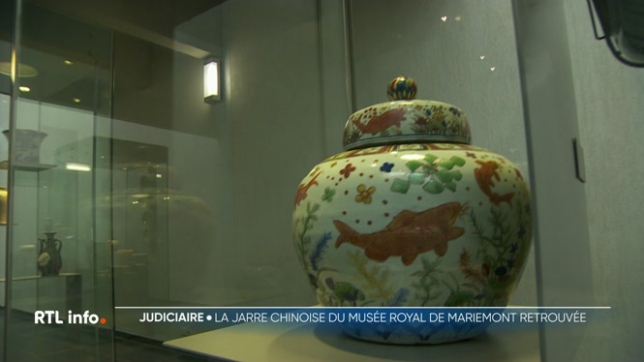 La jarre chinoise volée au Musée Royal de Mariemont a été retrouvée