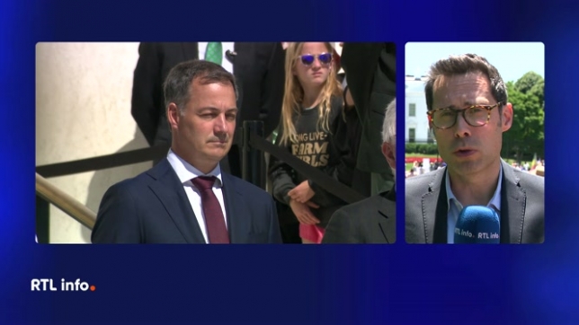 Le Premier ministre Alexander De Croo reçu par le président Joe Biden